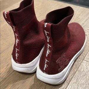 Maroon Sock Sneakers size 8W